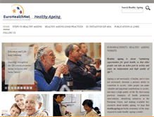 Tablet Screenshot of healthyageing.eu