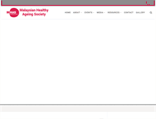 Tablet Screenshot of healthyageing.org